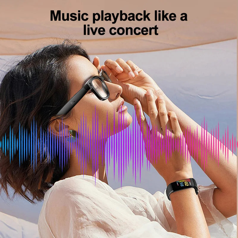 Xiaomi Smart Glasses Record Video AI Photo Recognition Answer Translation 260mAh Large Battery IP65 Waterproof Bluetooth Glasses