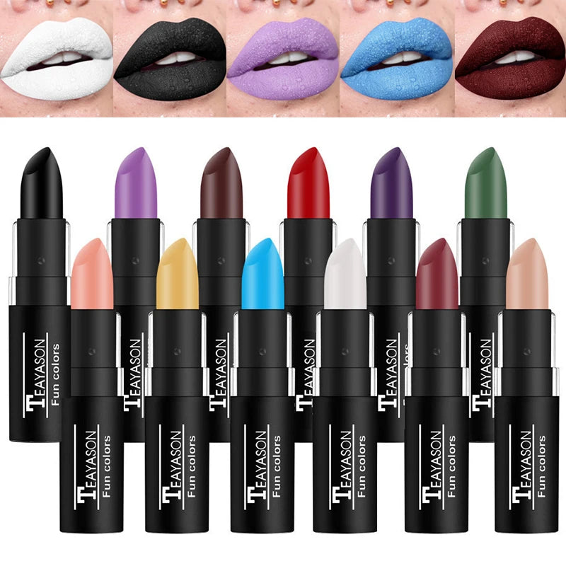 Matte Lipstick Waterproof — Deep Wine Red | KIMLUD