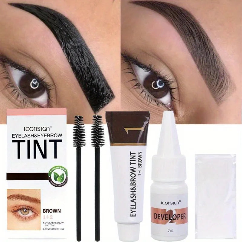 Eyelash And Eyebrow Tinting Kit – Two-In-One – Cream | KIMLUD