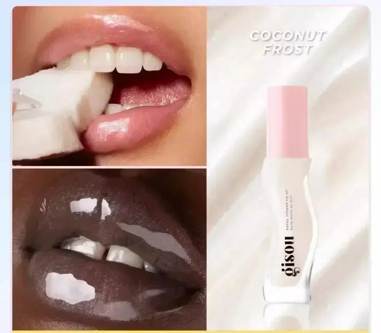Gisou Moisturizing Watermelon Lip Balm Lip Oil Gloss Care Of The Lips Benetitnt For Lips Plumping Exfoliating Plumping Gloss Oil