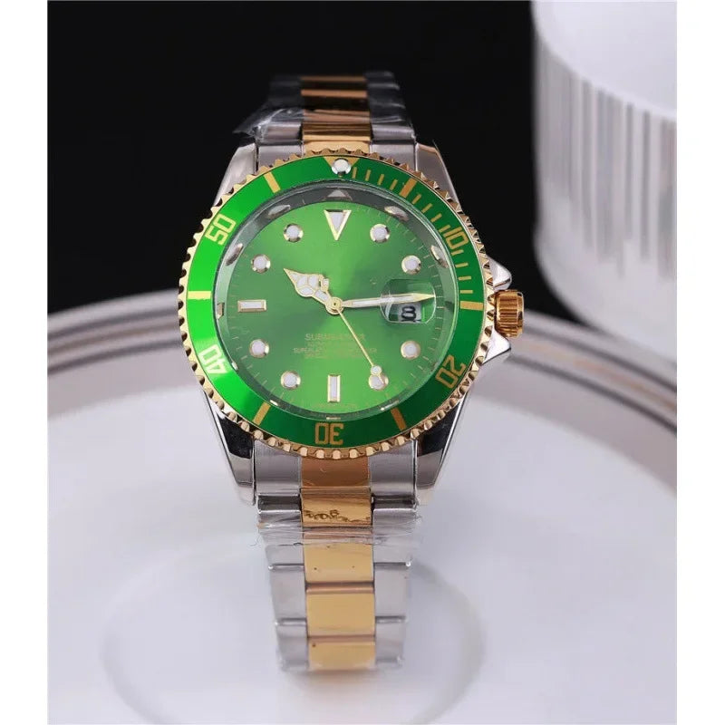 2025 Men Automatic Watch Business Waterproof Mechanical Watches Luxury Stainless Steel Day Date Mens Watch Man Gift AAA+