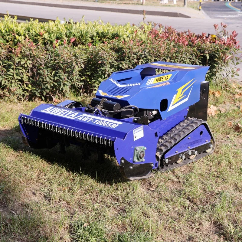 Remote Control Lawn Mower – Crawler – 80-100 cm Cutting Width | KIMLUD