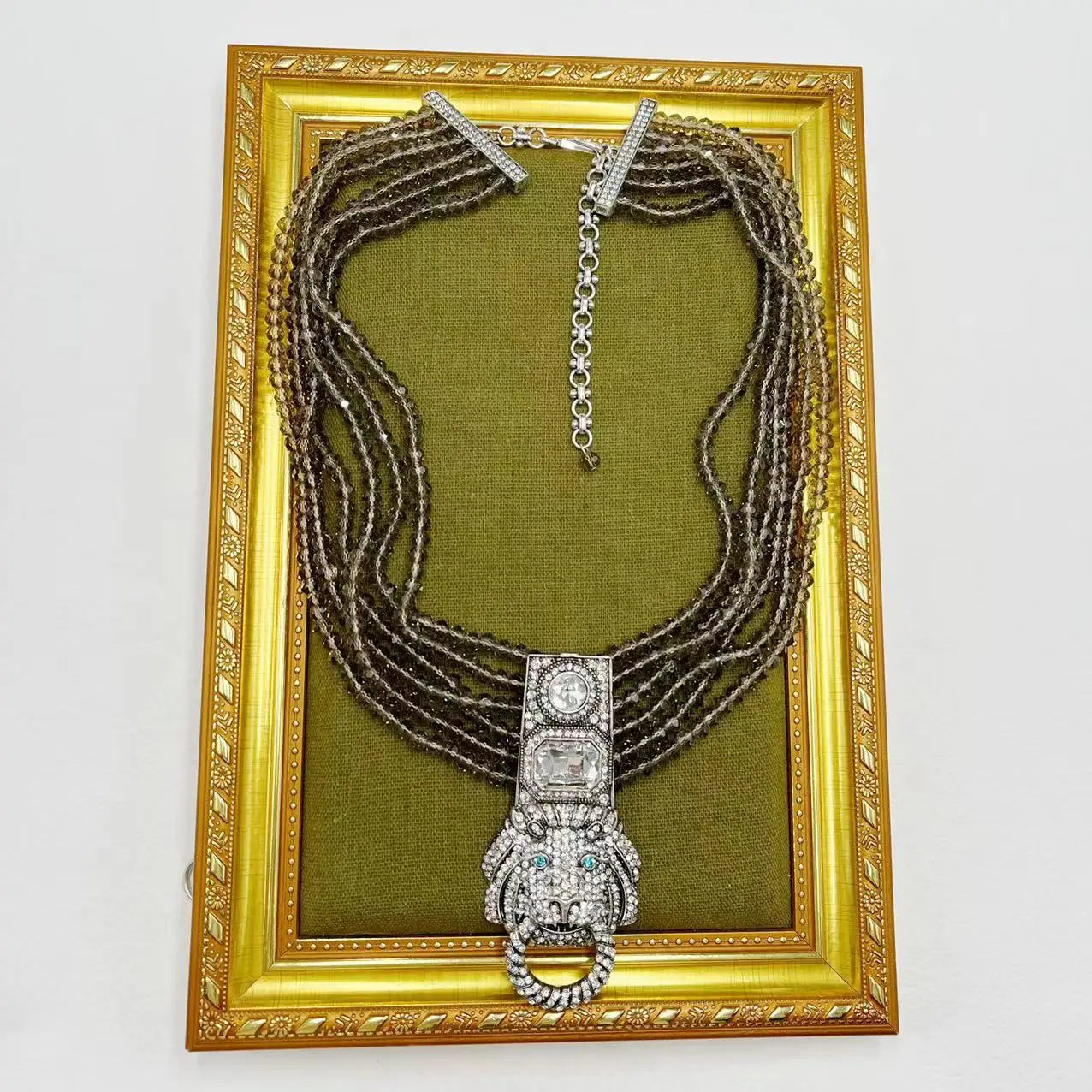 Multi-Layer Necklace – Retro Style – Copper | KIMLUD