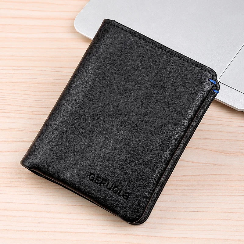 Wallet - RFID Blocking - Genuine Cow Leather - Card Slots | KIMLUD