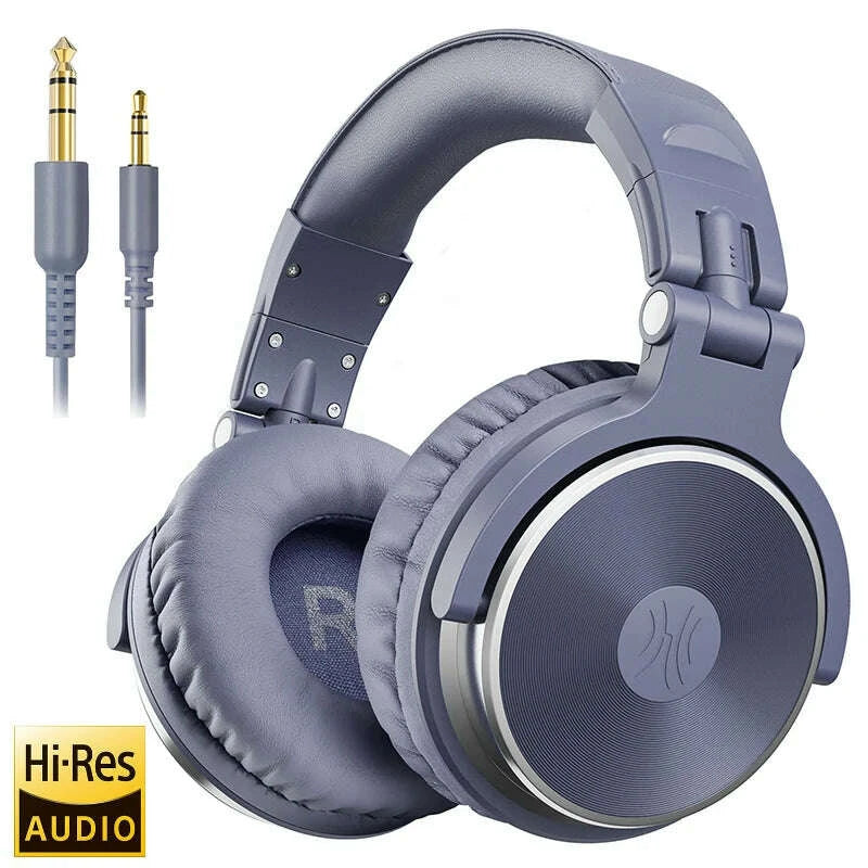 KIMLUD, Oneodio Wired HiFi Headphones Professional Studio DJ Headphones With Mic Over Ear Hi-Res Headset Monitoring For AMP Guitar Phone, KIMLUD Womens Clothes