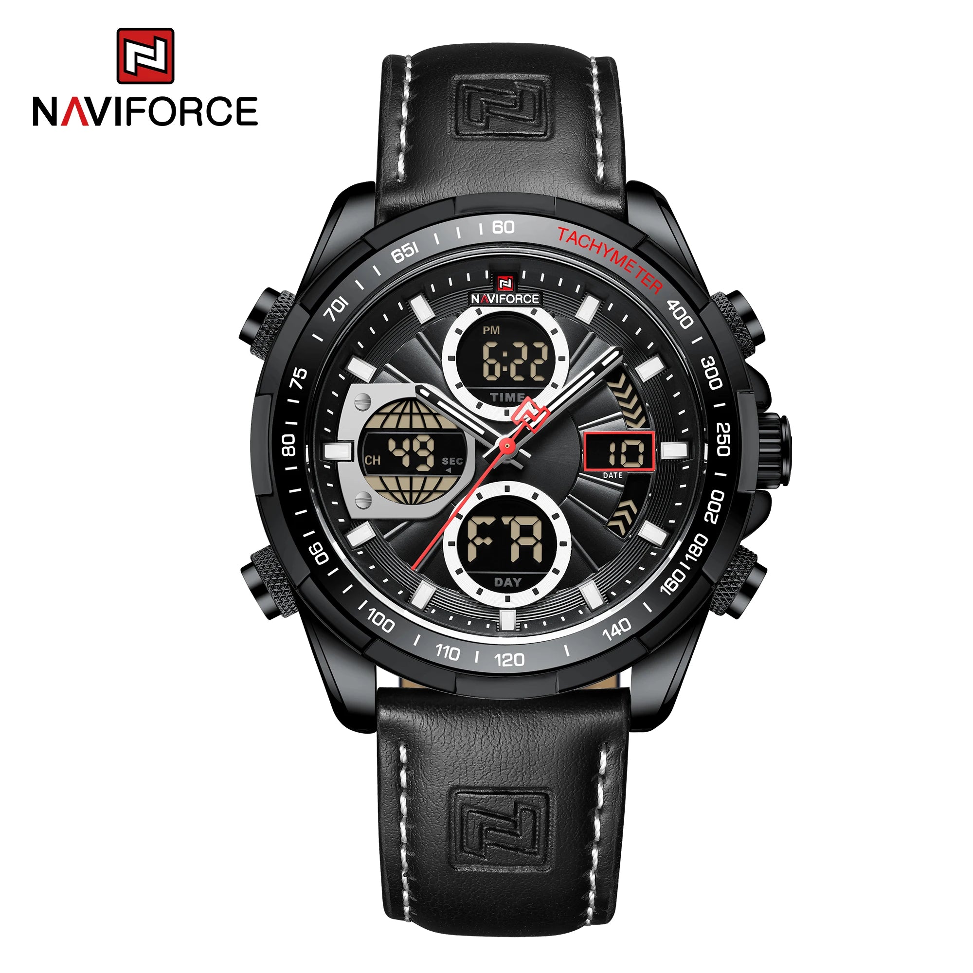 NAVIFORCE Fashion Military Watches for Men Luxury Original Sports Chronograph Watch Waterproof Quartz Clock Digital WristWatch
