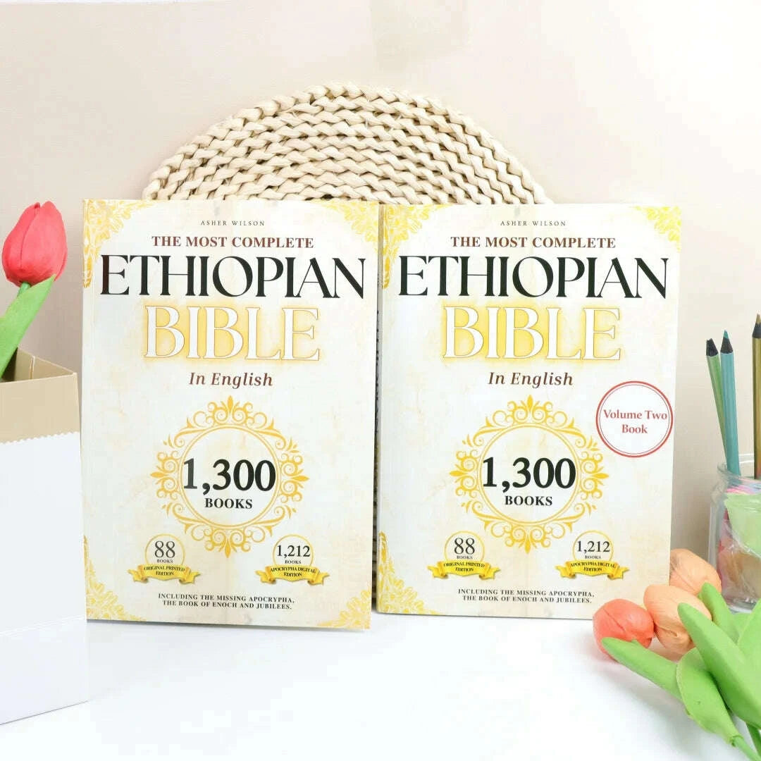 (Two-Pack) THE COMPLETE ETHIOPIAN BIBLE in English 88 Scriptures: including Missing Apocrypha, Book of Enoch, Jubilees.