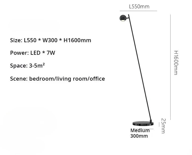 Hot Selling Wind Living Room Sofa Next To The Floor Light Modern Simple Sense Can Rotate The Hand Sensing Bedroom Floor Lamp