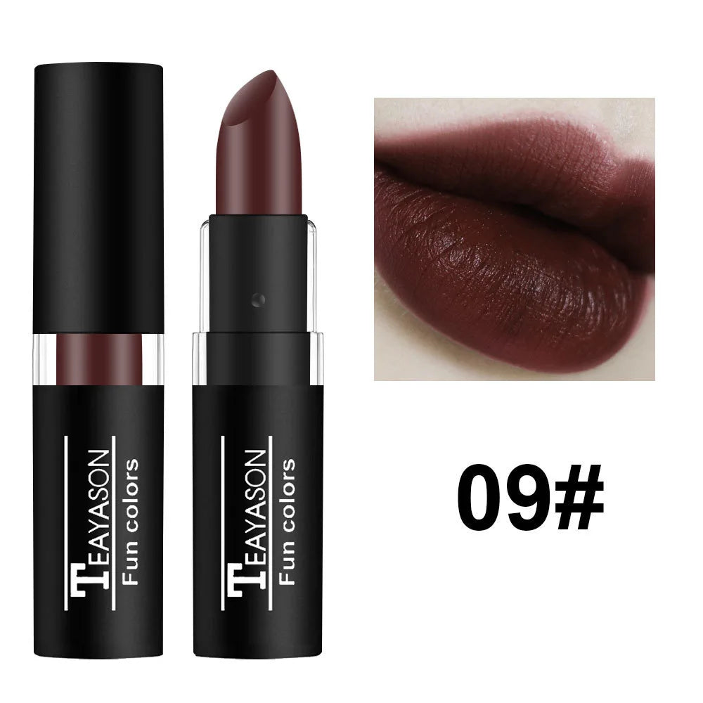 Matte Lipstick Waterproof — Deep Wine Red | KIMLUD