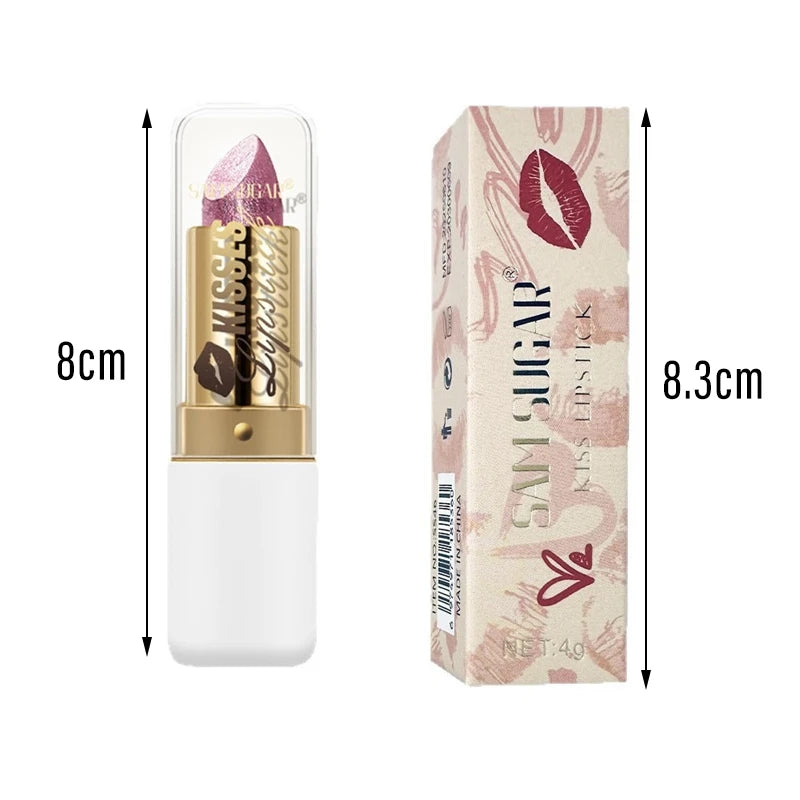 Lipstick – Waterproof – Glitter Velvet – Pearlescent Purple | KIMLUD