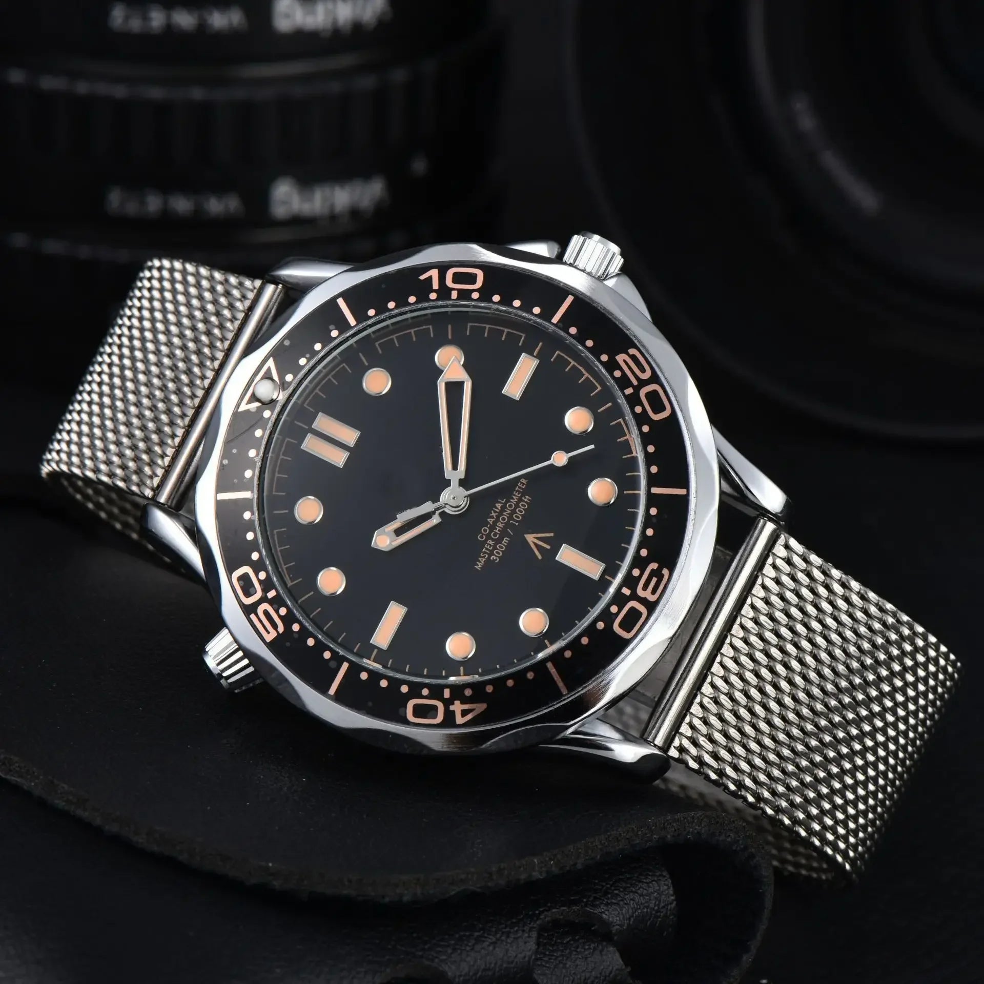 2025 AAA+ Automatic Mens Watch Mechanical Self Wind Movement Net Stainless Steel Nylon Strap Luxury Fashion Watches