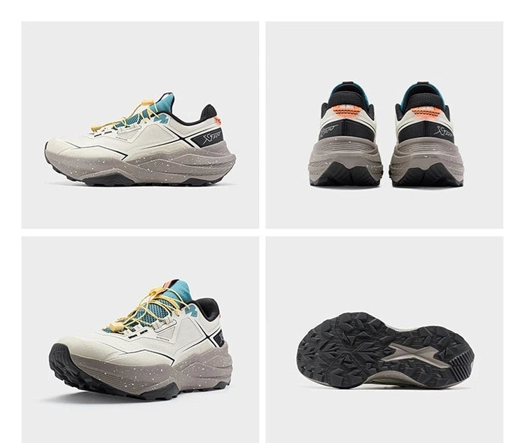 Xtep Chase Mountain 2.0 Pro Professional Outdoor Trail Running Shoes For Men Rebound Anti-Slip Wear-Resistant 874319170003