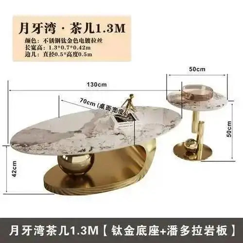 Nordic Living Room Coffee Tables Modern Design Decor Oval Coffee Tables Minimalist Mesa De Centro De Sala Home Furniture