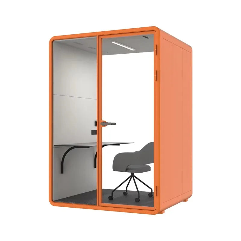 Acoustic Meeting Pod – Soundproof Booth – Carbon Fiber Frame | KIMLUD