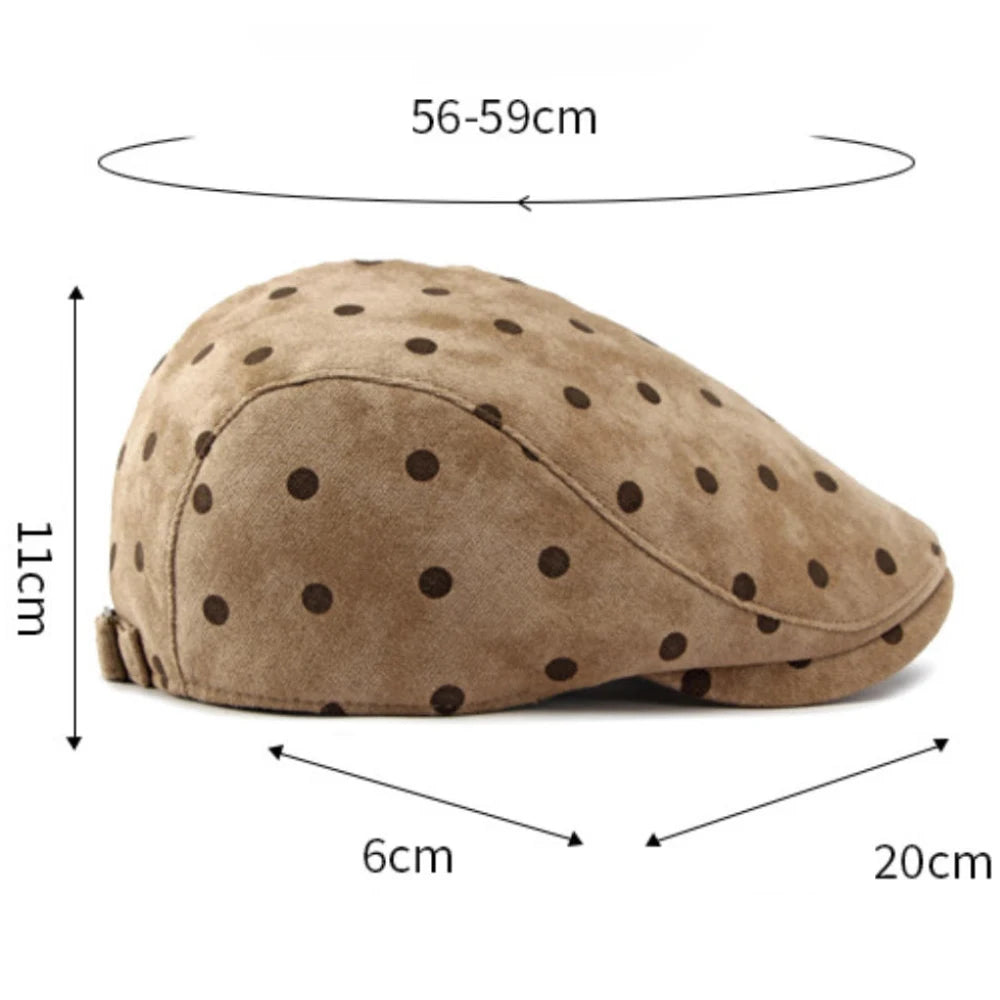 Beret – Retro Artist Painter Style – Faux Suede | KIMLUD