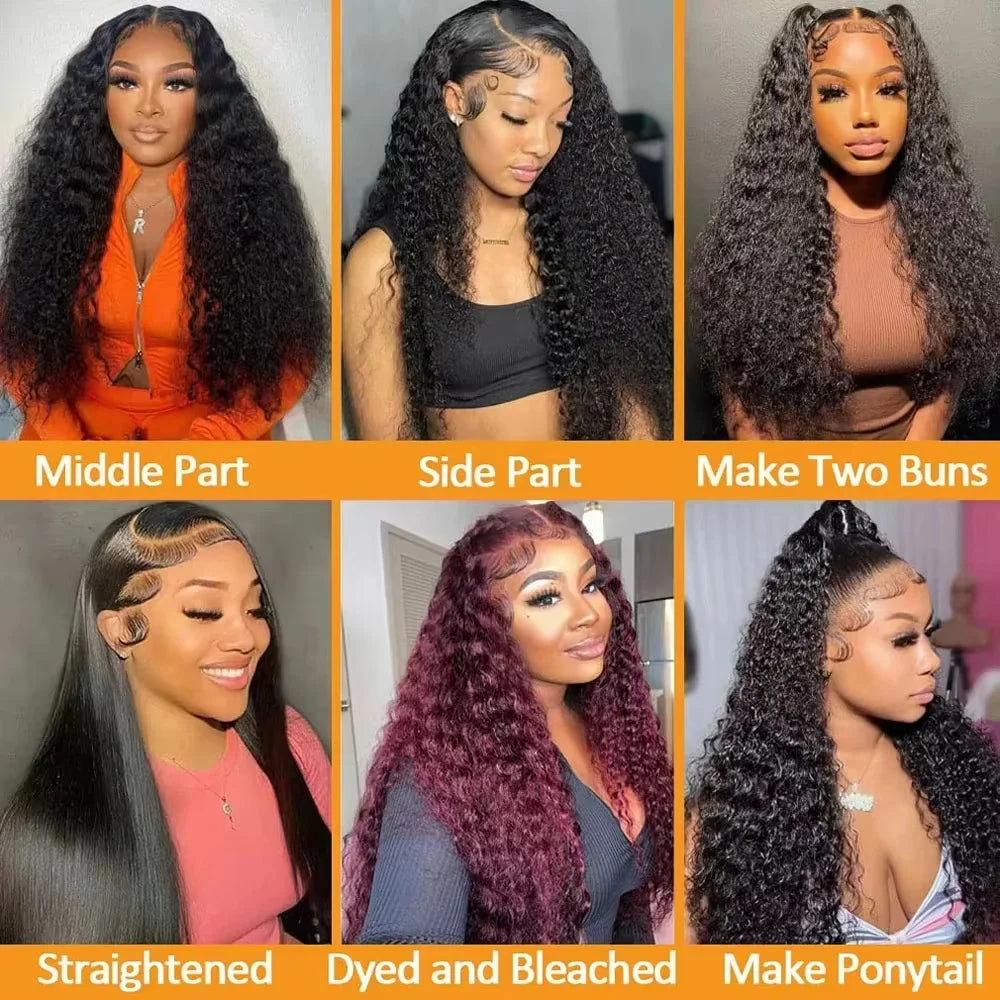 Lace Front Wig – 360 Full Lace – Remy Brazilian Hair – Transparent Lace | KIMLUD