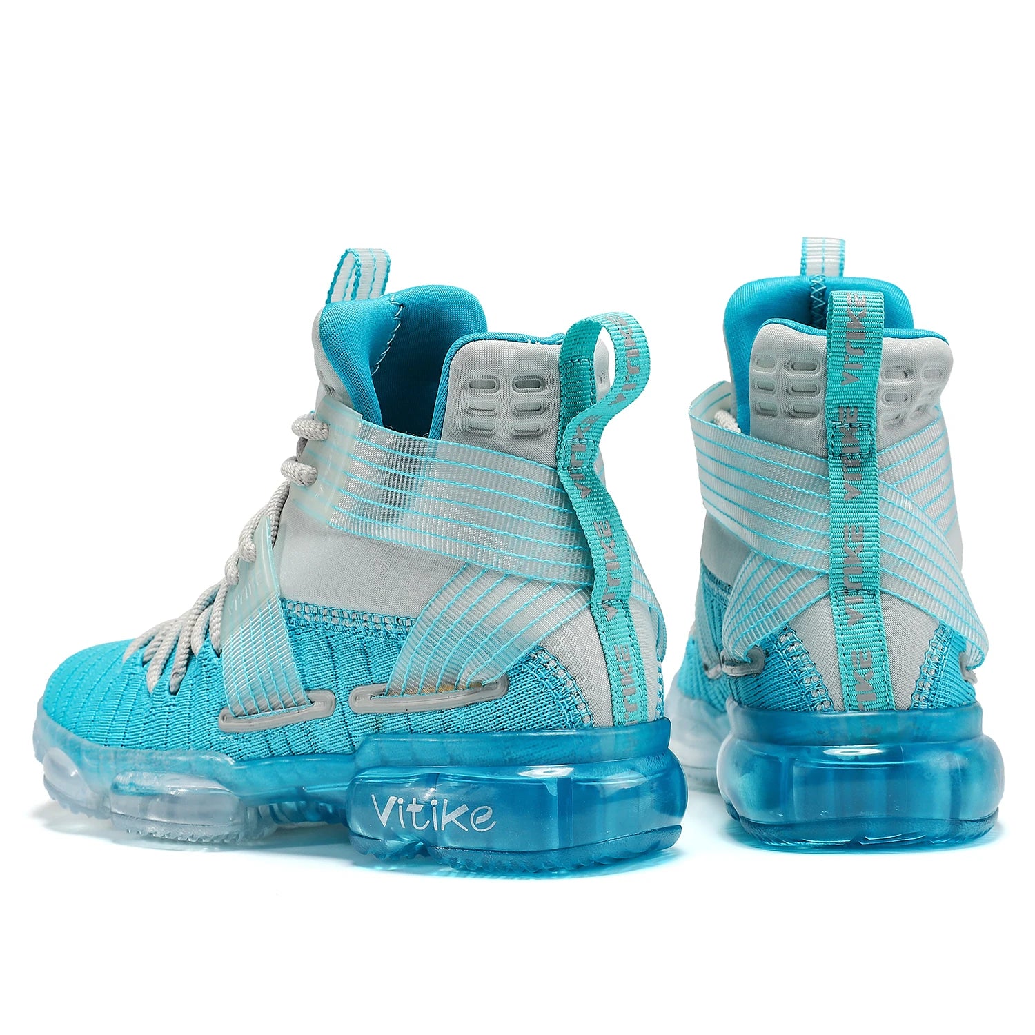 Kids Basketball Shoes High-top Sports Shoes Sneakers Durable Lace-up Non-Slip Running Shoes Secure for Little Kids Big Kids and