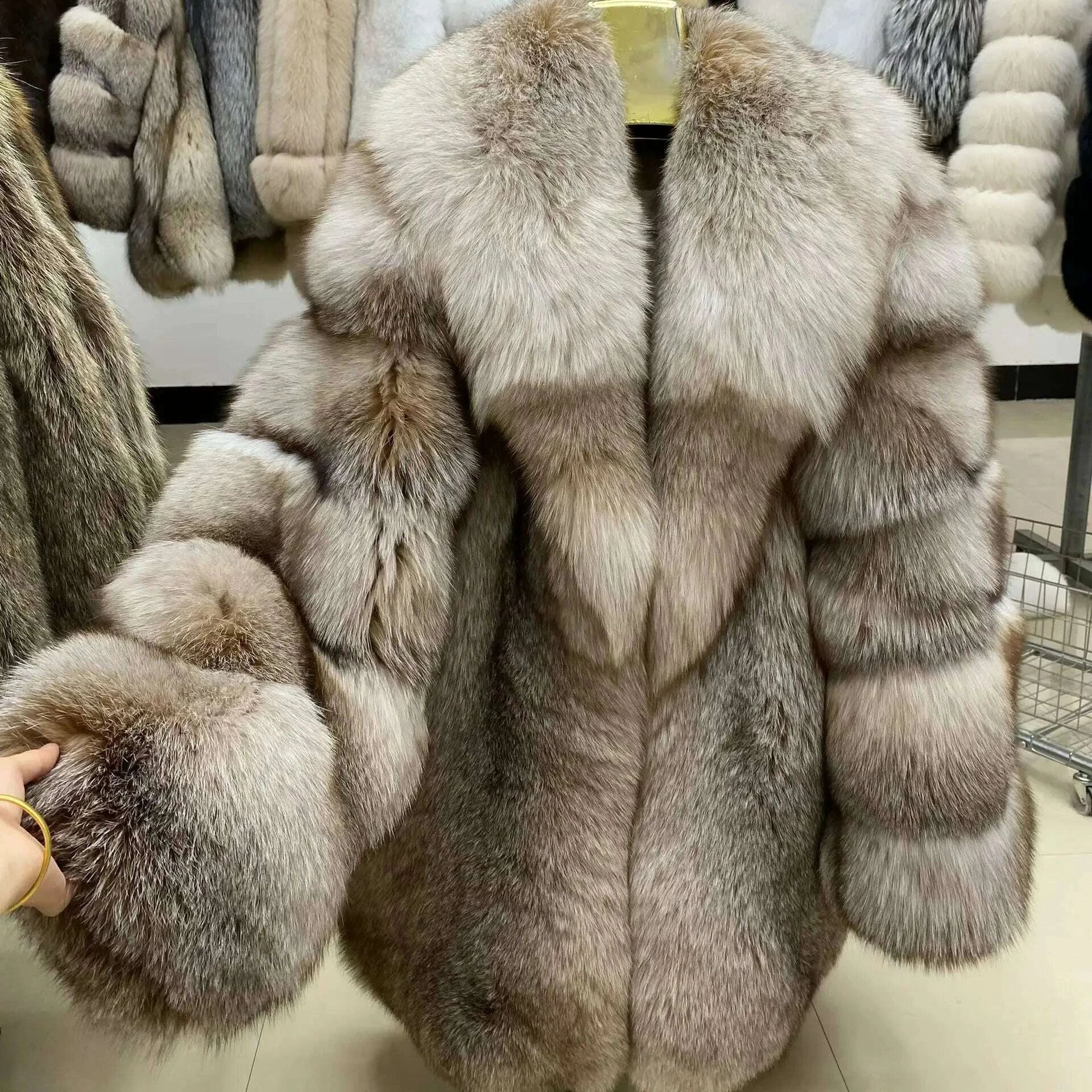 high-end-elegant-womens-silver-blue-fox-jacket-long-fox-collar-v-neck-custom-color-real-fox-fur-womens-coatkimludkimlud-35569608