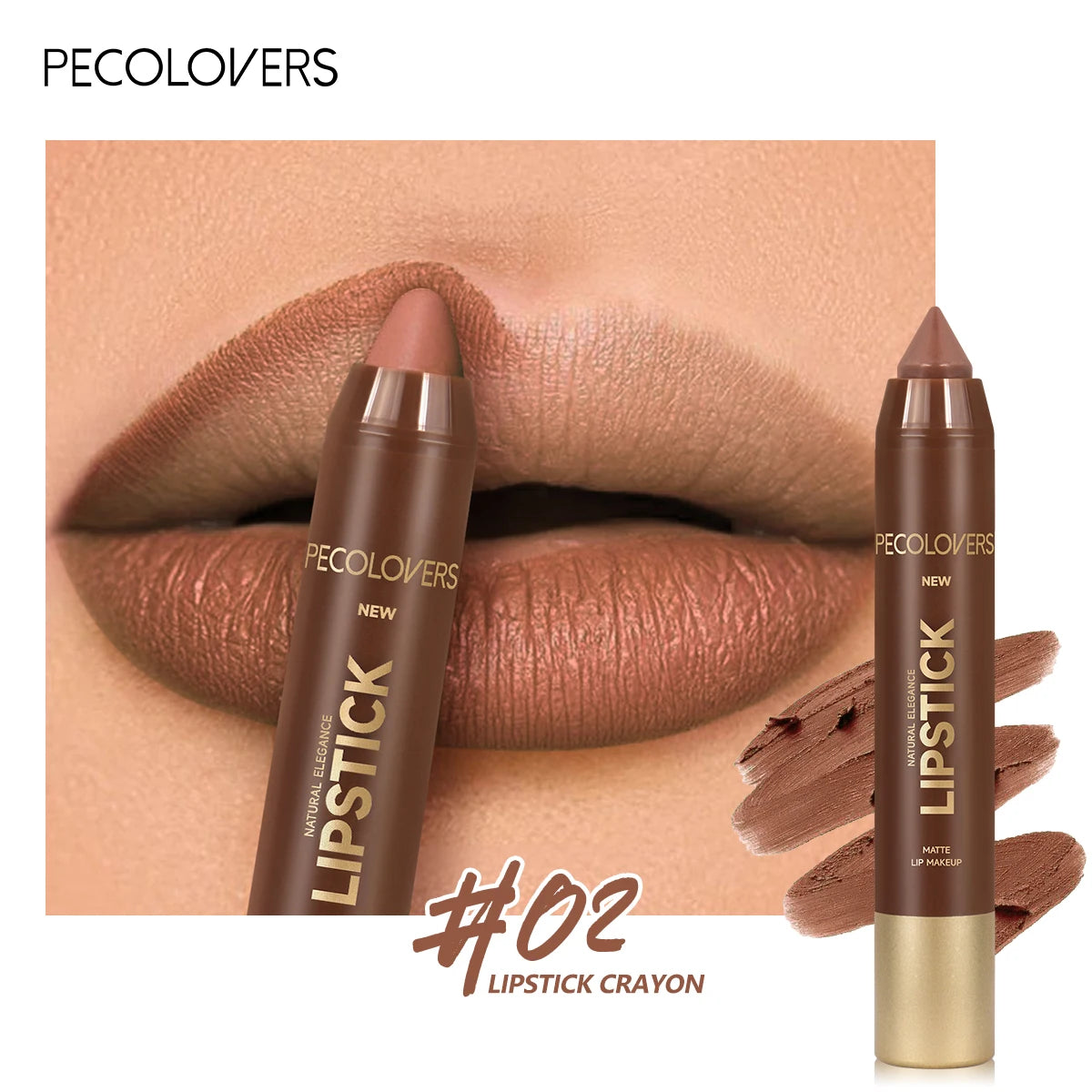 Fine Tip Lip Liner Pen Soft Mist Matte Finish — Brown Red | KIMLUD