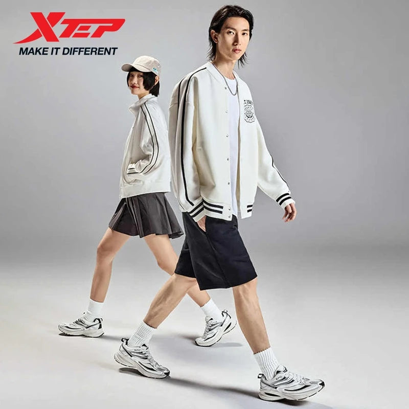 Xtep Little Basque 2 Casual Shoes for Men 2025 Summer Vintage Breathable Comfortable Non-Slip Durability Sneakers 875219320017