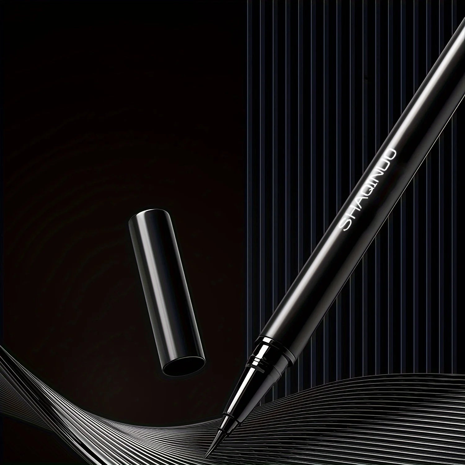 5pcs/set Waterproof Smudge-Proof Liquid Eyeliner, Quick-Dry & Long-Lasting Eye Makeup, Easy To Apply On Lower Lashes