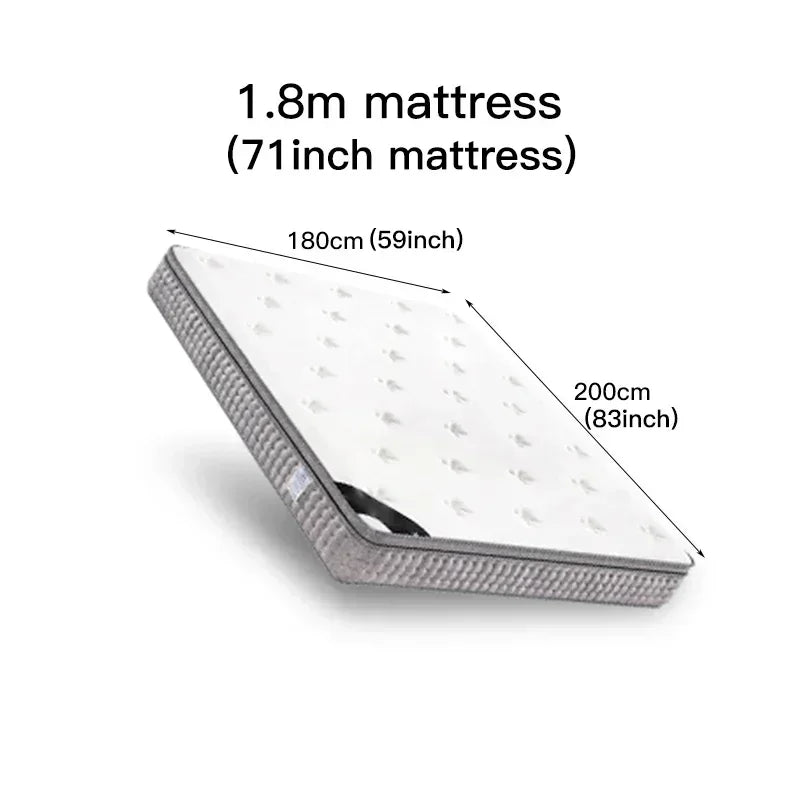 High-end Double Bed Luxury Bedroom Furniture Set Customizable Villa Bedroom Furniture Black Mattress King/Queen Size Bed Frame