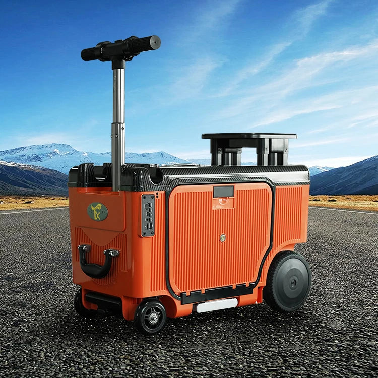 ABS-PC Luggage 20 Inch Electric Trolley — Custom Color | KIMLUD