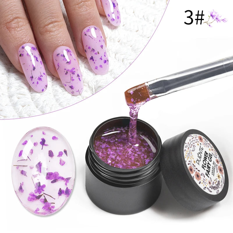 Reflective Glitter Gel Nail Polish Multidimensional Holographic Sparkle, UV-Curable Finish — Pink Lilac | KIMLUD