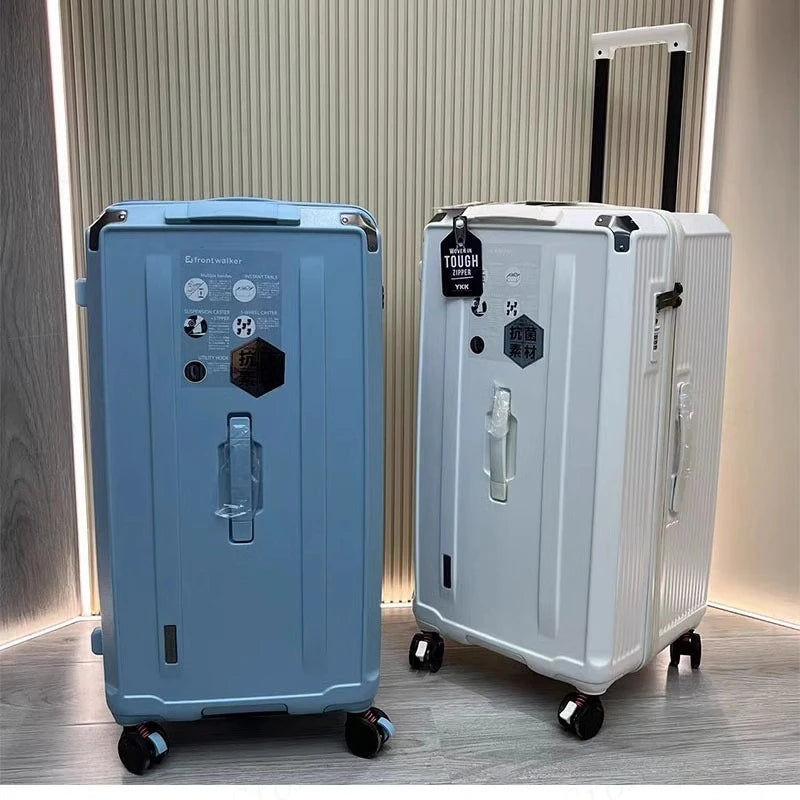 Large Size Suitcase with Five Wheels Brake Luggage Carrier 28 inch PC Material Cabin Trip Suitcase TSA Lock 32/36/50 inches