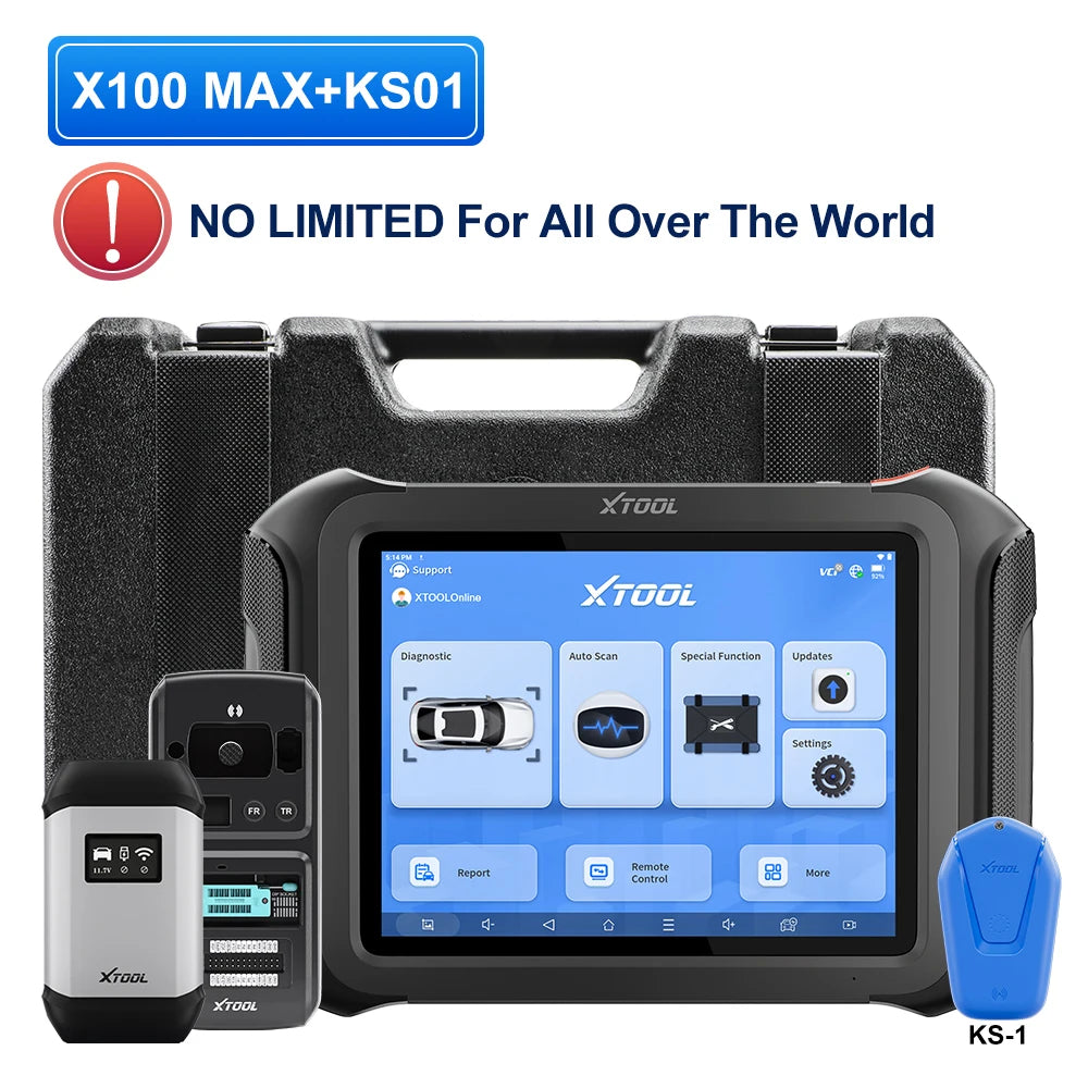 Matte Plastic Immobilizer Key Programmer X100 MAX — Black | KIMLUD