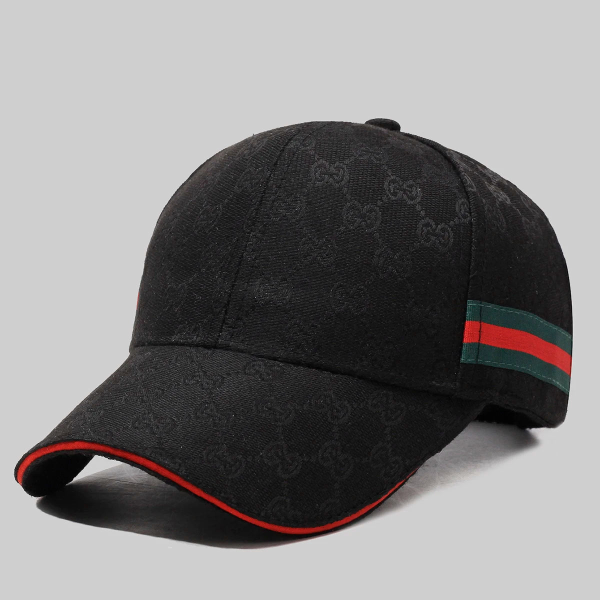 Embroidered Letter Baseball Cap Outdoor Sun Shield — Black | KIMLUD