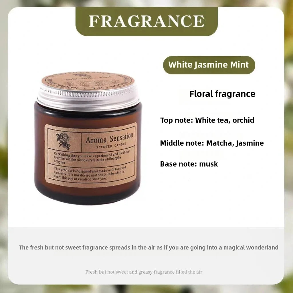 Smokeless Soy Candle Aromatherapy — Amber | KIMLUD