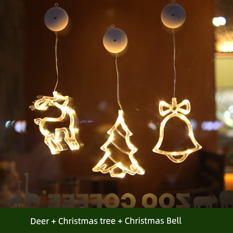 Christmas Tree Decorative Lamp Christmas Scene Layout Pendant Lighting Ribbon Luminous Ribbon LED Lighting Chain Ribbon Ornaments