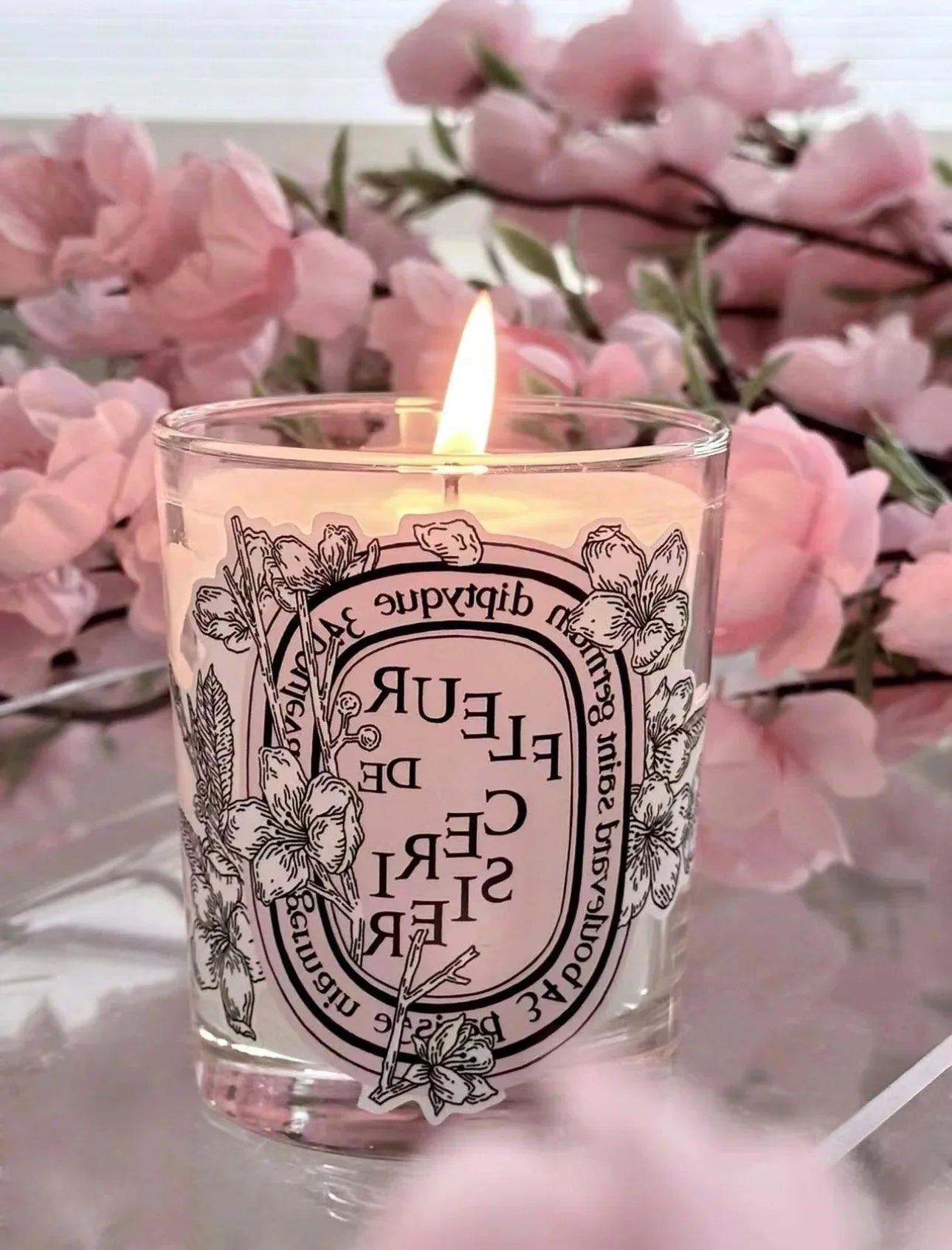 Romantic Limited Diptyques Candles Sakura Scented Fragrance Candle Light Gift High Quality Aromatherapy Perfume Aroma Home Decor