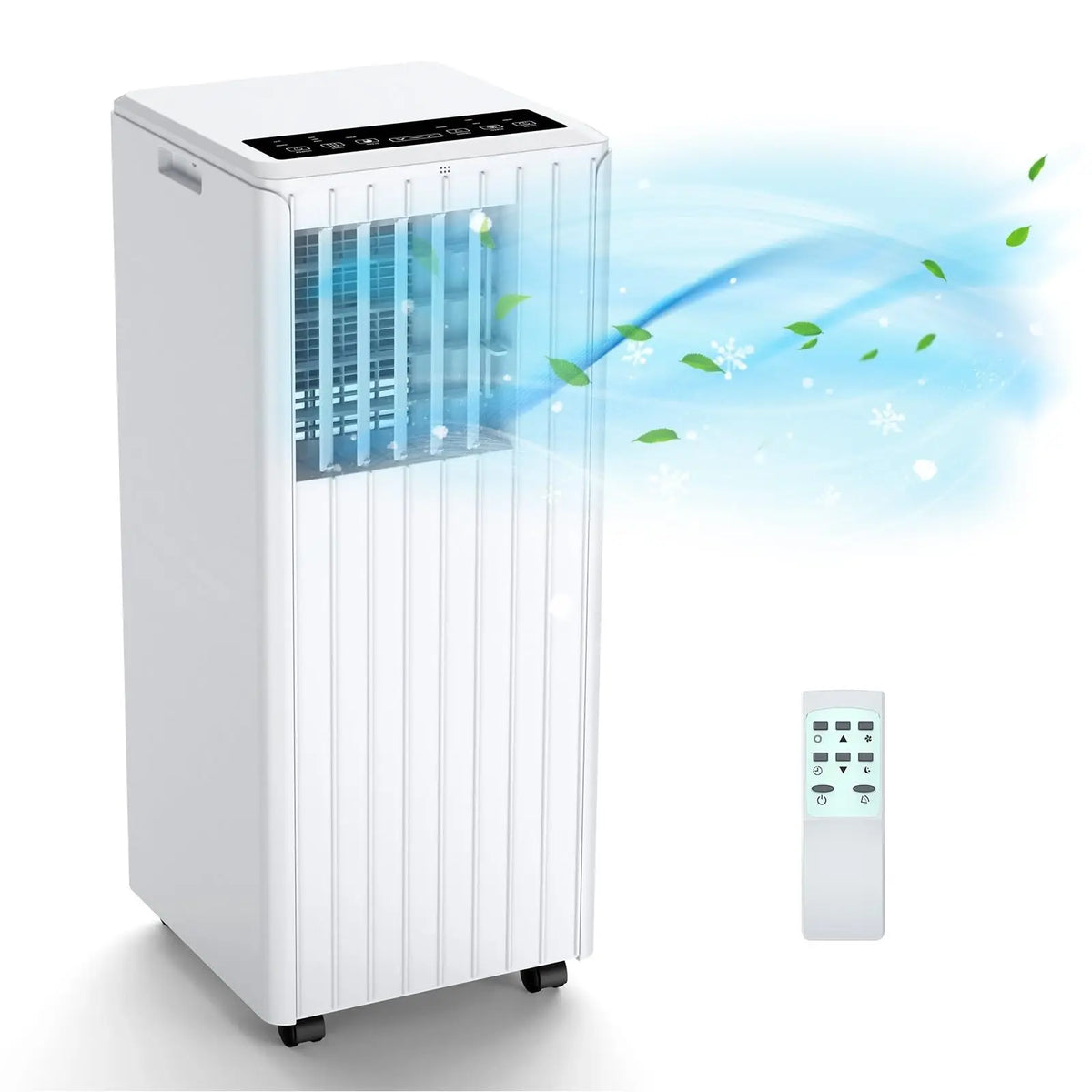 Portable Air Conditioner 9000 BTU 3-in-1 — White | KIMLUD