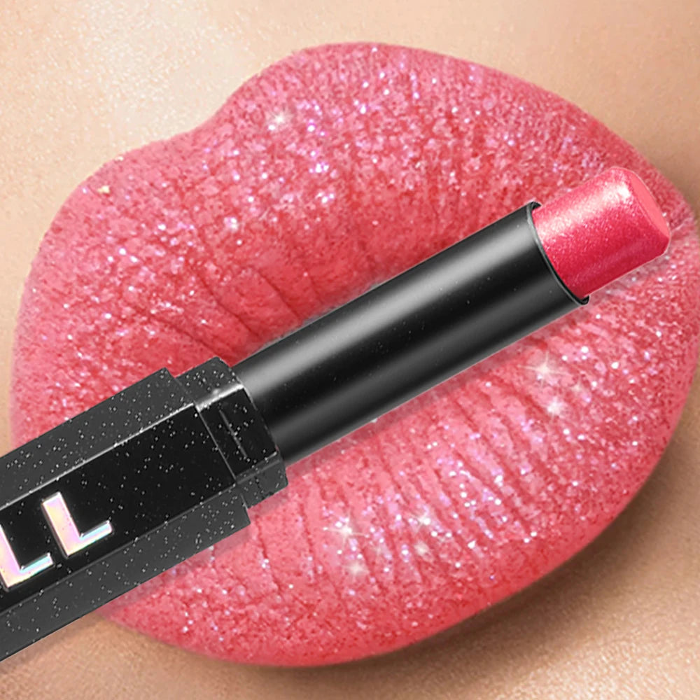Lipstick – Long-Lasting Waterproof – Metallic Pearl | KIMLUD