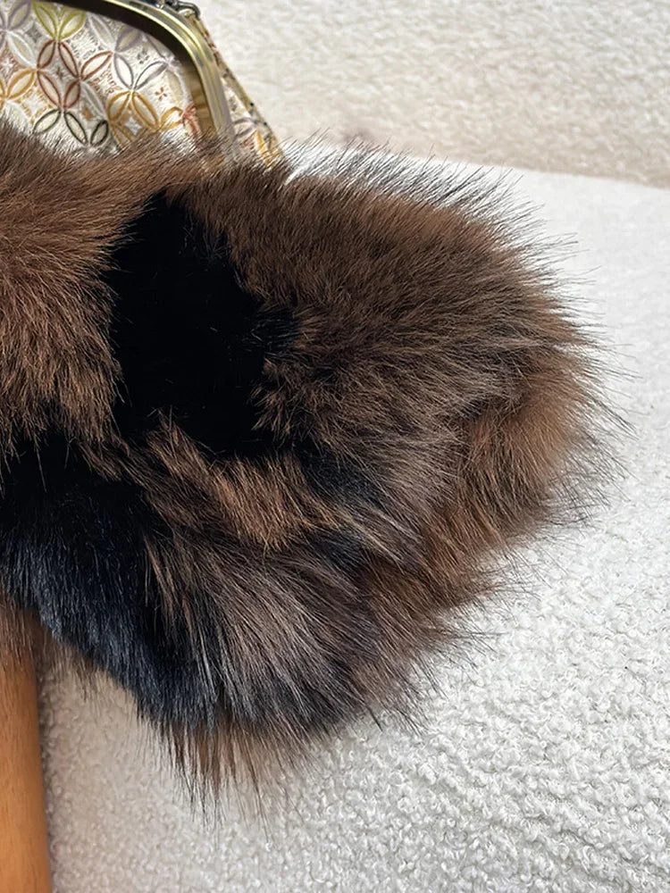 Fur Coat - Oversized - Synthetic Fiber | KIMLUD