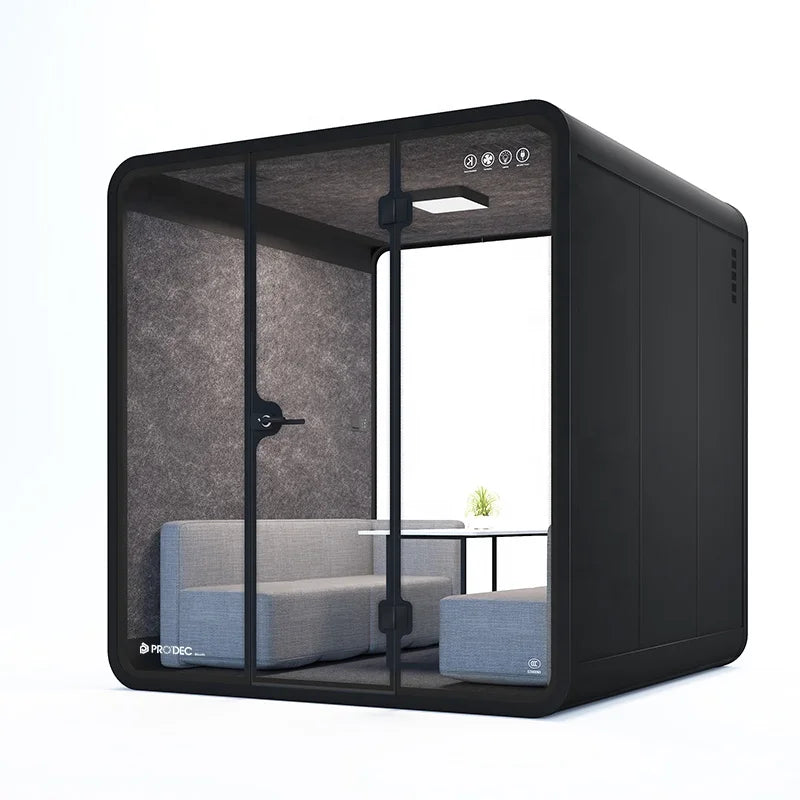 Acoustic Privacy Pod - Single Occupancy - Aluminum Alloy Frame | KIMLUD