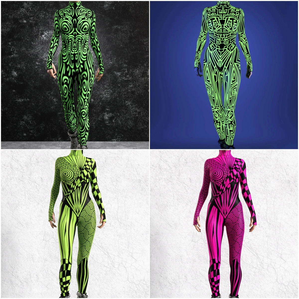 Zentai Suit – 3D Painted Cosplay – Polyester | KIMLUD