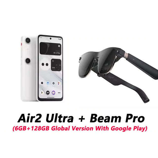 XREAL Air 2 Ultra Smart AR Glasses Set 6 DoF 52 Fov 4K 3D HD 385'' Giant Screen View Nreal Air2 Ultra Tracking Smart Glasses