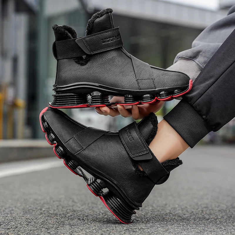 Men's Winter Boots – Waterproof Non-Slip – Plush Lined | KIMLUD