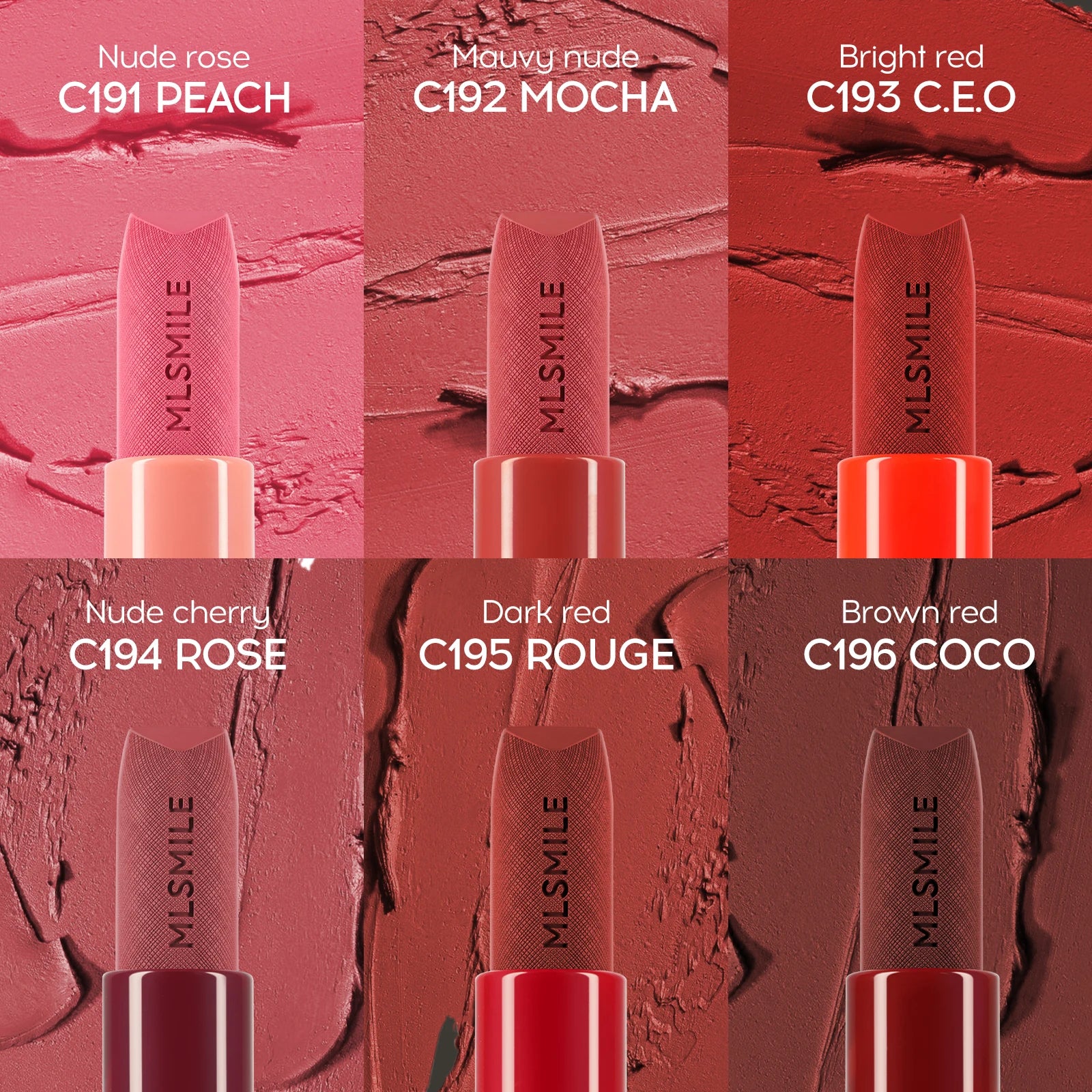 3-Piece Embossed Matte Lipstick Set, Long-Lasting and Hydrating, Easy Application for a Natural Look, Smooth Velvet Matte Finish