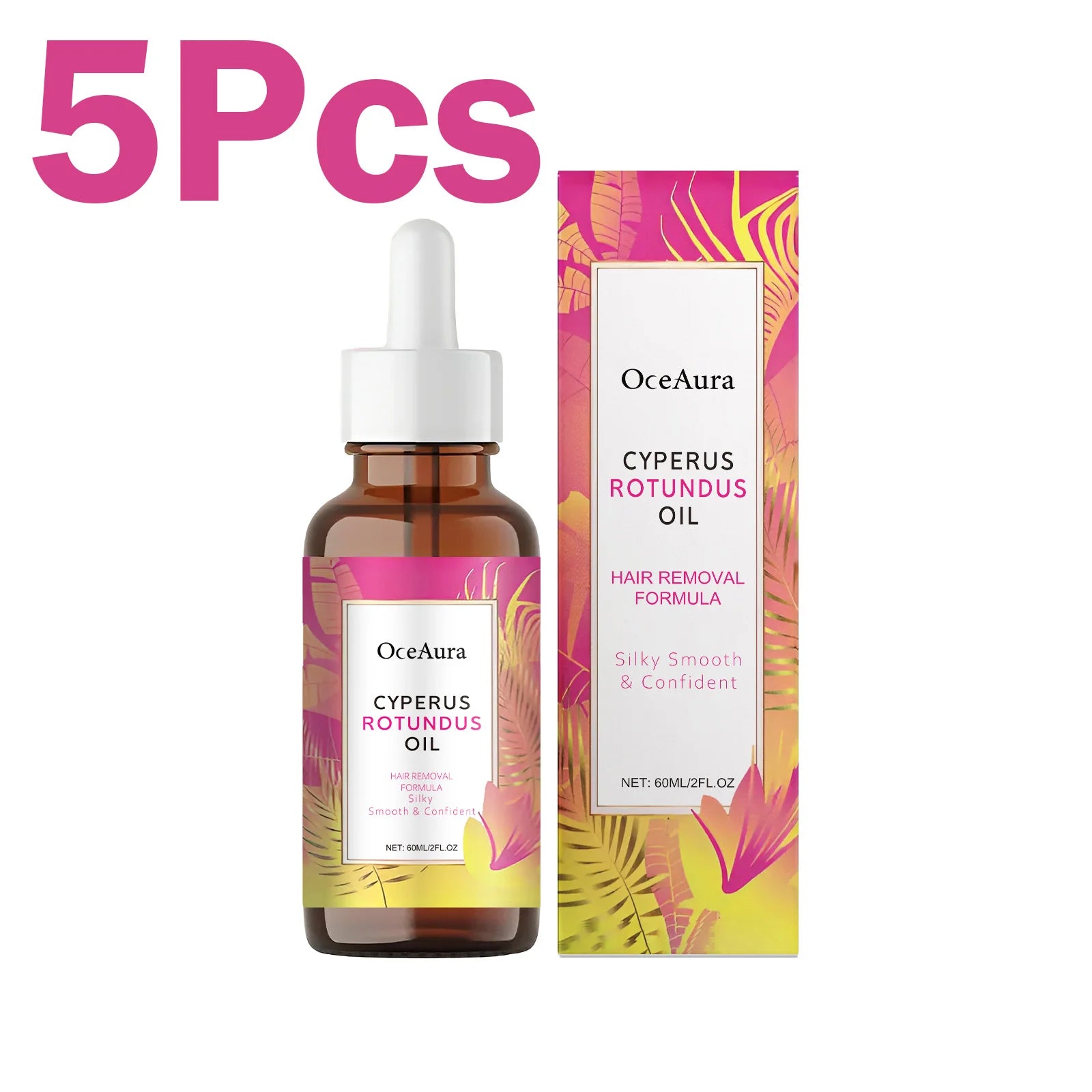 Cyperus Rotundus Oil Body Hair Remover Hydrating — Pink | KIMLUD
