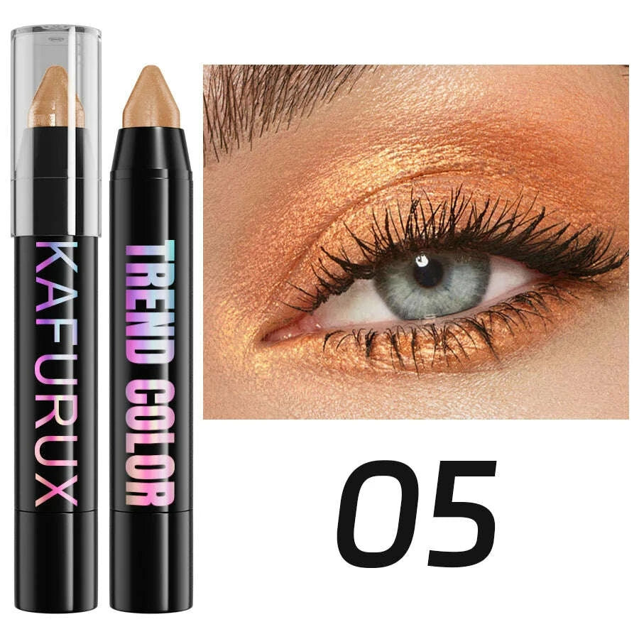 19-color-1pcs-smoky-dark-green-eyeshadow-pen-stick-waterproof-metallic-glitter-eye-shadow-highlighter-pencil-makeup-tool-cosmetkimludkimlud-35575075