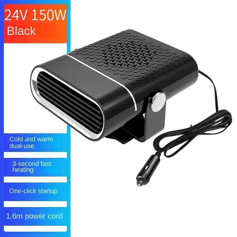 4in1 Car Heater Fan 12V/24V 150W Car Heater Electric Cooling Heating Auto Windshield Defroster Defogging Demister Webasto
