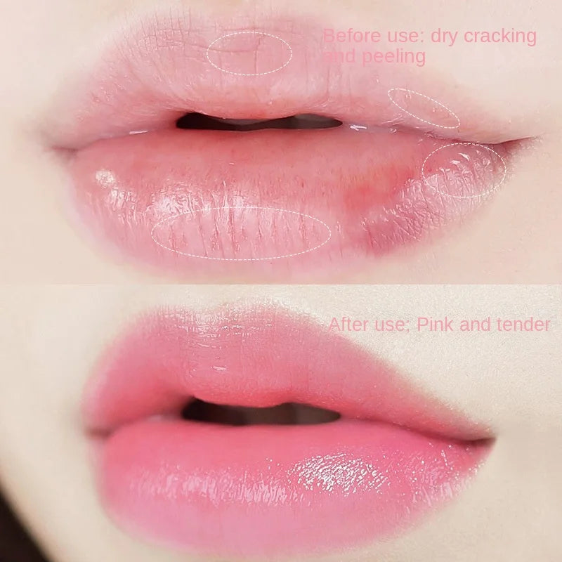 Mineral-Based Lipstick Lip Balm Hydrating Formula — Peach Nude | KIMLUD