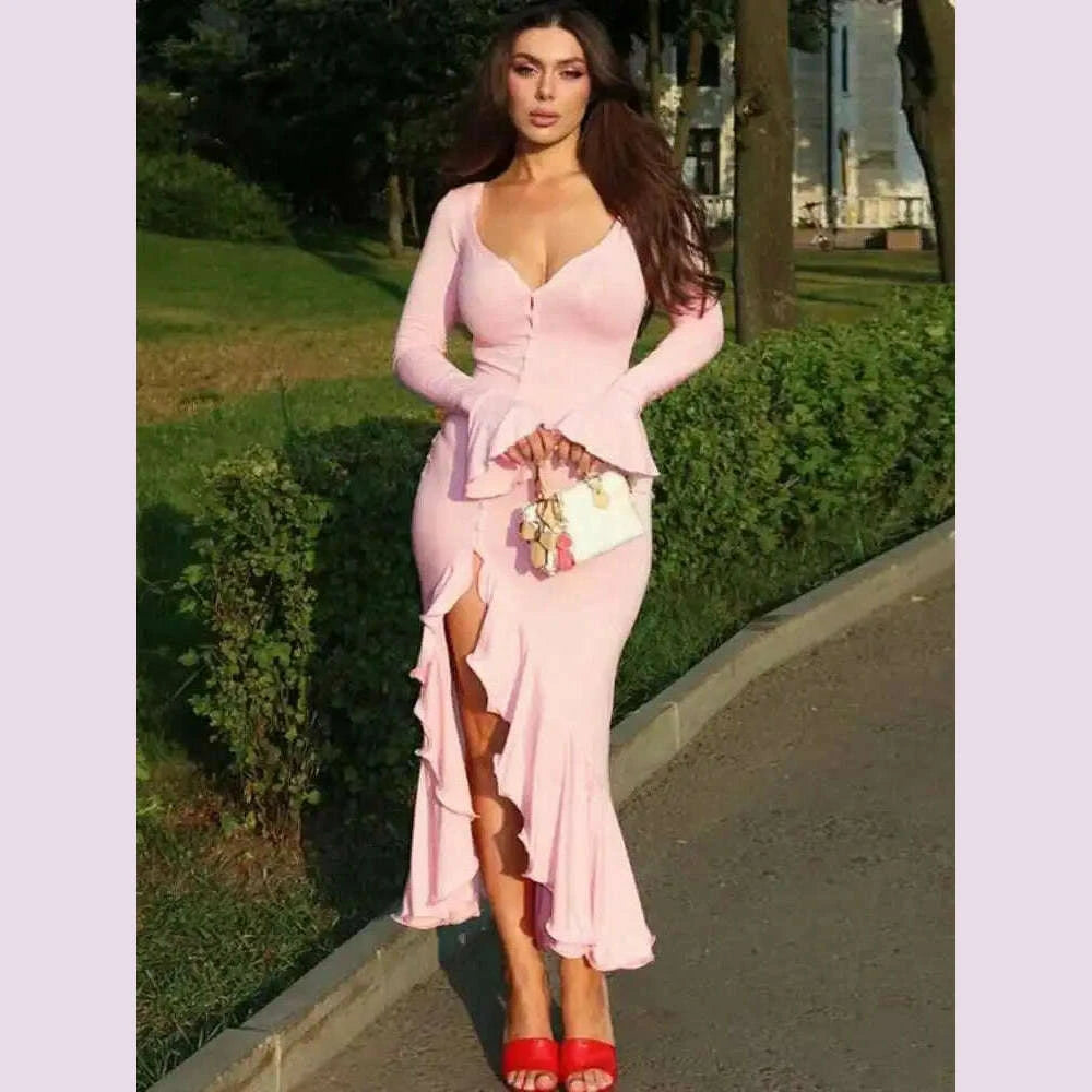 mozision-flare-long-sleeve-ruffle-sexy-maxi-dress-women-autumn-pink-v-neck-single-breasted-high-waist-club-long-dresses-femalekimlud-womens-fashion-34600202