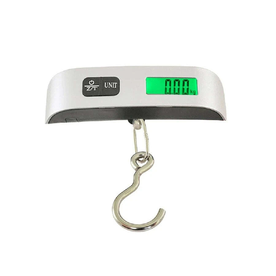 KIMLUD, Portable Scale Digital LCD Display 110lb/50kg Electronic Luggage Hanging Suitcase Travel Weighs Baggage Bag Weight Balance Tools, KIMLUD Womens Clothes