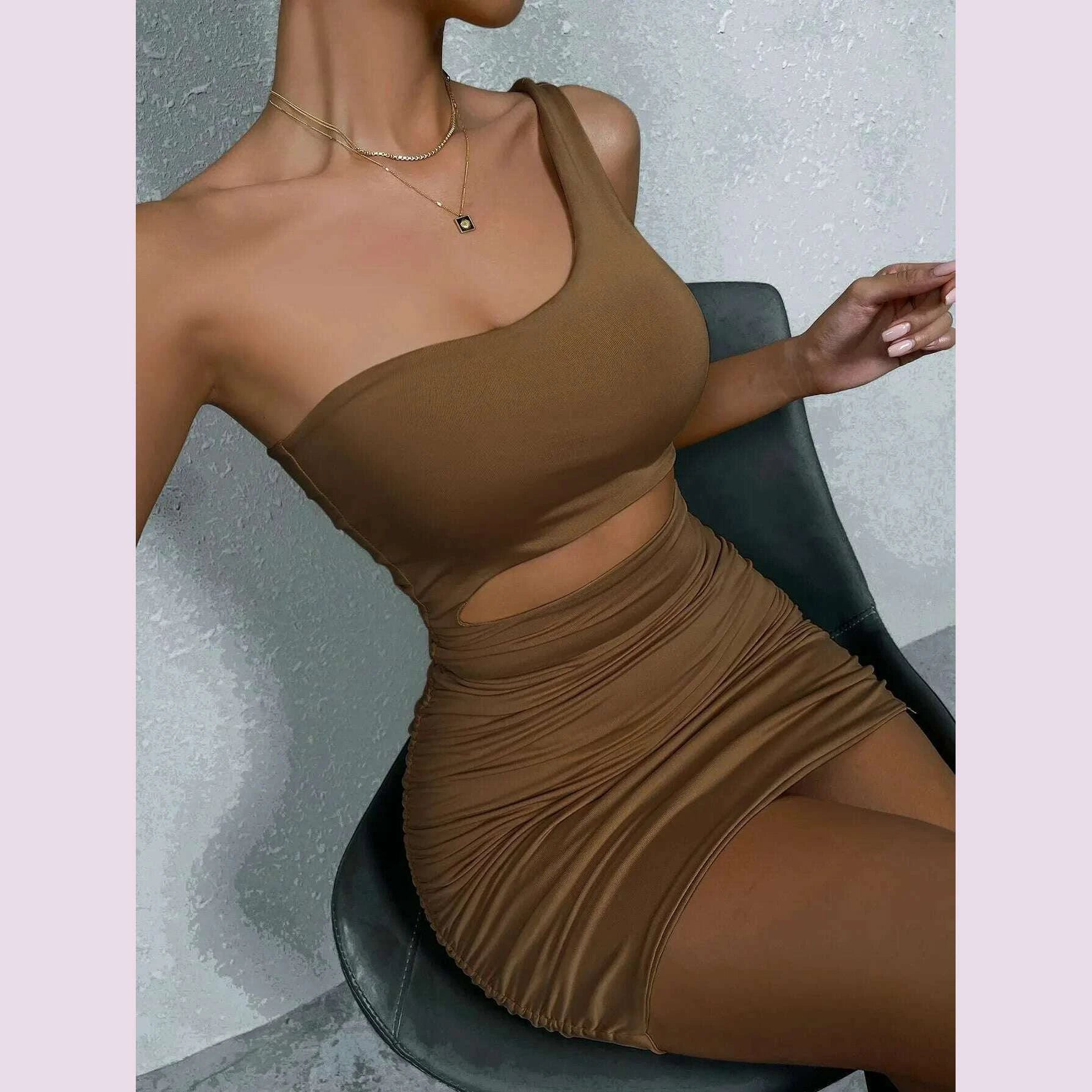 sexy-one-shoulde-backless-bodycon-mini-dress-womens-waist-hollow-out-tight-pleated-wrapping-skirt-2023-new-style-kimlud-kimlud-33914799