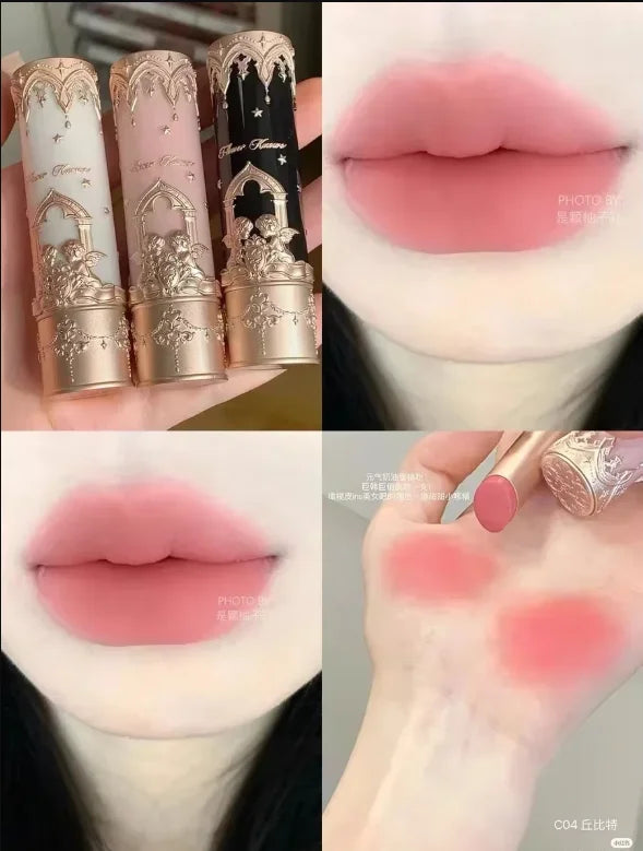 Velvet Matte Lip Mud Stick Hydrating Formula — Blush Pink | KIMLUD
